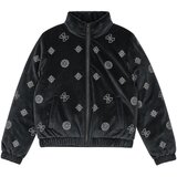 Guess AMALIA ALLOVER PEONY PUFFER JACKET Crna Cijene