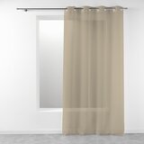 Douceur d intérieur Bež prosojna zavesa 140x280 cm Telma – | Shoptok.si
