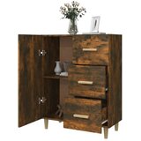  Komoda boja dimljenog hrasta 69,5x34x90 cm konstruirano drvo | Eponuda.com