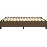  Okvir za krevet s oprugom tamnosmeđi 140 x 190 cm od tkanine | shoptok.hr