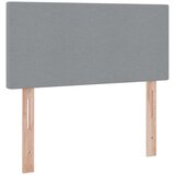  LED krevet za pohranu s madracem Svjetlosiva 90 x 200 cm | shoptok.hr