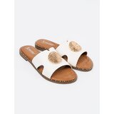 SEASTAR White flip-flops with gold decoration | shoptok.hr