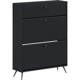 Ormar za cipele BREDA 78 x 24 x 103 cm Konstruirano drvo Crna | shoptok.hr