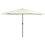 Vrtni suncobran s metalnim stupom 390 cm pješčano bijeli | shoptok.hr