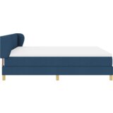  Boxspring postelja z vzmetnico - Modra, 180x200 cm, Tkanina, (22052307) | Shoptok.si