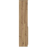  Visoka komoda artisan hrast 70x35x180 cm od konstruiranog drva | shoptok.hr
