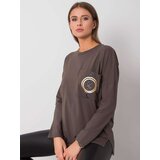 RELEVANCE Blouse-RV-BZ-5968.17-dark khaki | Shoptok.si