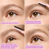 Essence Brow Lift & Freeze prozirni gel za obrve nijansa 04 Dark Brown 7 ml | shoptok.hr