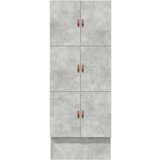  Krevet s pohranom Sivi beton 190 x 90 cm Pohrana Moderna | shoptok.hr