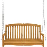  Ljuljačka Prirodna 114 x 60 x 60,5 cm Čvrsto teak drvo | shoptok.hr
