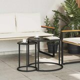  Set stolića za kavu 2 pcs 55 x 55 x 45 cm čelik | Eponuda.ba