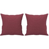  Trosjed s ukrasnim jastucima boja vina 180 cm od tkanine | shoptok.hr