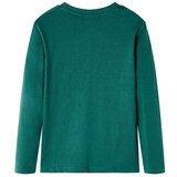  Dječja majica dugih rukava zelena 128 | shoptok.hr