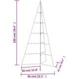  Metalno ukrasno božićno drvce crno 100 cm | shoptok.hr