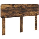  Okvir za krevet s uzglavljem Dimljeni hrast 150 x 200 cm | shoptok.hr