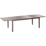 Gardenson Raztegljiva Vrtna Miza Ambia, Aluminij, Steklo, 200-300x110 | Shoptok.si