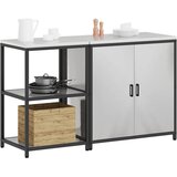  Kuhinjski set za pohranu HATTEM 2 pcs Srebrna Nehrđajući čelik | shoptok.hr