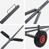 Prikolica za čamce 212-302 cm Podesiva dužina 160 kg Čelik | shoptok.hr