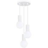 Sollux Obesna svetilka HALO 3P bela, (5000352314) | Shoptok.si