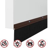  Držač četke za vrata 6 kom. Smeđa 100 cm Aluminijski legura | shoptok.hr