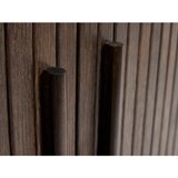 Unique Furniture Ormarić u dekoru hrasta s kliznim vratima u tamnoj prirodnoj boji 100x118x40 cm Meta – | shoptok.hr