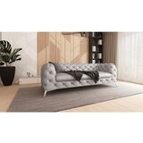 Ropez Svijetlo siva baršunasti sofa 225 cm Chelsea – | shoptok.hr