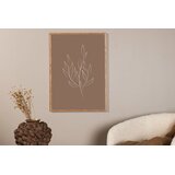 Venture Home poster Drawed Leaf 70 × 100 cm, smeđi | shoptok.hr