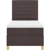 Box Spring Krevet Tamnosmeđi Drvo 100 x 200 cm Krevetni Okvir | shoptok.hr