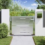  Vrtna vrata 85 x 70 cm Nehrđajući čelik Može se zaključati | shoptok.hr