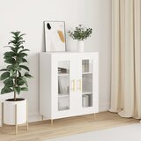 vidaXL Komoda bijela 69 5x34x90 cm od konstruiranog drva | shoptok.hr