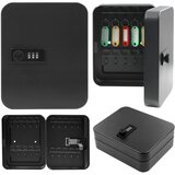  Metal Key Box with Digital Code, 48 Hooks, Black Stickers | Shoptok.si