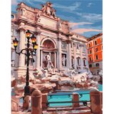  Slika za samostalno slikanje - Trevi Fountain 40x50 | shoptok.hr