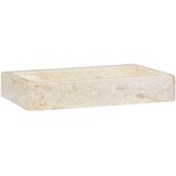  Umivaonik krem 58 x 39 x 10 cm mramorni Slike