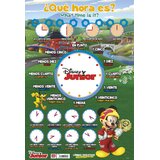 Grupo KOLIKO JE URA? IZOBRAŽEVALNI PLAKAT ŠPANŠČINA - ANGLEŠČINA, (20872577) | Shoptok.si
