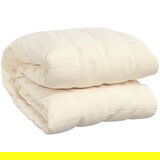 vidaXL Obtežena odeja svetlo krem 122x183 cm 9 kg blago, (20823624) Cene