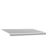 Tenda na uvlačenje antracit-bijela 5x3 m od tkanine i aluminija | shoptok.hr
