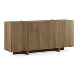 Marckeric Komoda u dekoru hrasta u prirodnoj boji 180x79x40 cm Volia – Cijene