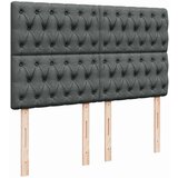  Okvir kreveta s oprugama i madrac svjetlosivi 140x200cm tkanina | shoptok.hr