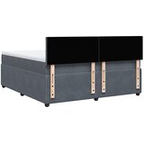 Krevet s oprugama i madracem tamnosivi 180x200 cm baršunasti | shoptok.hr