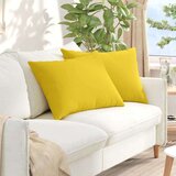 vidaXL jastučići za sofu 2 pcs svijetlo žuta 70 x 50 cm tkanina | shoptok.hr