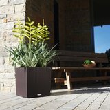 LECHUZA Cvetlično korito CUBE Cottage 40 ALL-IN-ONE mocha | Shoptok.si