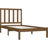  Posteljni okvir medeno rjav iz trdne borovine 100x200 cm, (20648383) | Shoptok.si