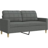  4-dijelni set sofa s tabureom i jastucima tamnosivi tkanina | Eponuda.com