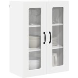  Zidni stakleni ormarić Bijelo 60 x 31 x 80 cm Konstruirano drvo | shoptok.hr