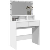  Toaletni stolić s LED svjetlima bijeli 80x41x134,5 cm | Eponuda.com