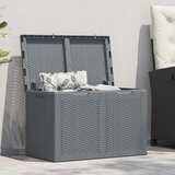  Vrtna kutija za pohranu siva od PP ratana 180 L | shoptok.hr