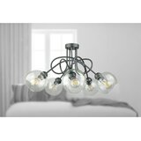  Plafonski luster EVIE 5xE27/60W/230V antracit/prozirno | Eponuda.com