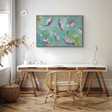  Slika - Pond in Japan 120x80 U prirodnom drvenom okviru | shoptok.hr