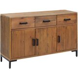  Komoda smeđa 110 x 35 x 70 cm od masivne borovine | Eponuda.ba