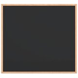  Ploča za pisanje kredom s okvirom od masivnog borovog drva crna 60x55 cm | shoptok.hr